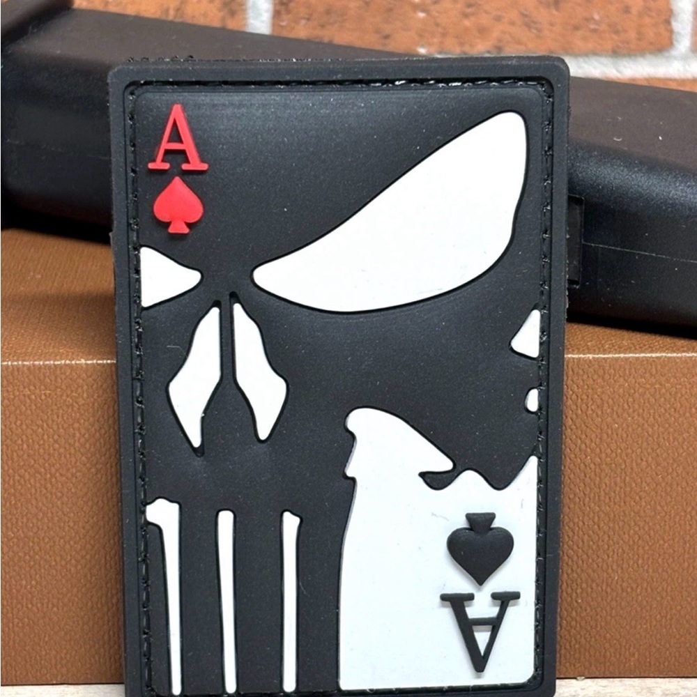 Sniper PVC Patch - Tactical Morale Sniper Ace Card Gun Patch - Punisher Patch